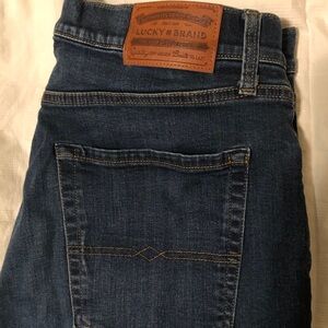 Lucky Brand Men's Dark Blue Denim Jeans